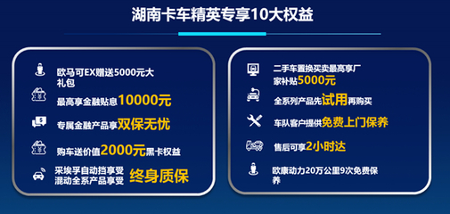福田汽車發布湖南‘地產車’政策，助推綠色物流高效運行